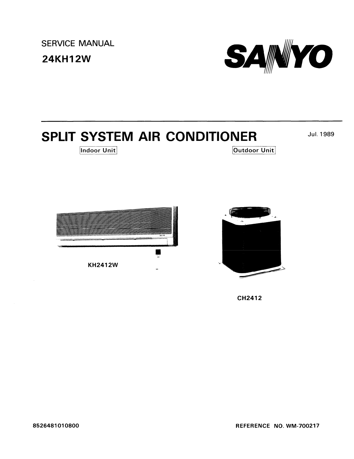 Sanyo 24KH12W Service Manual