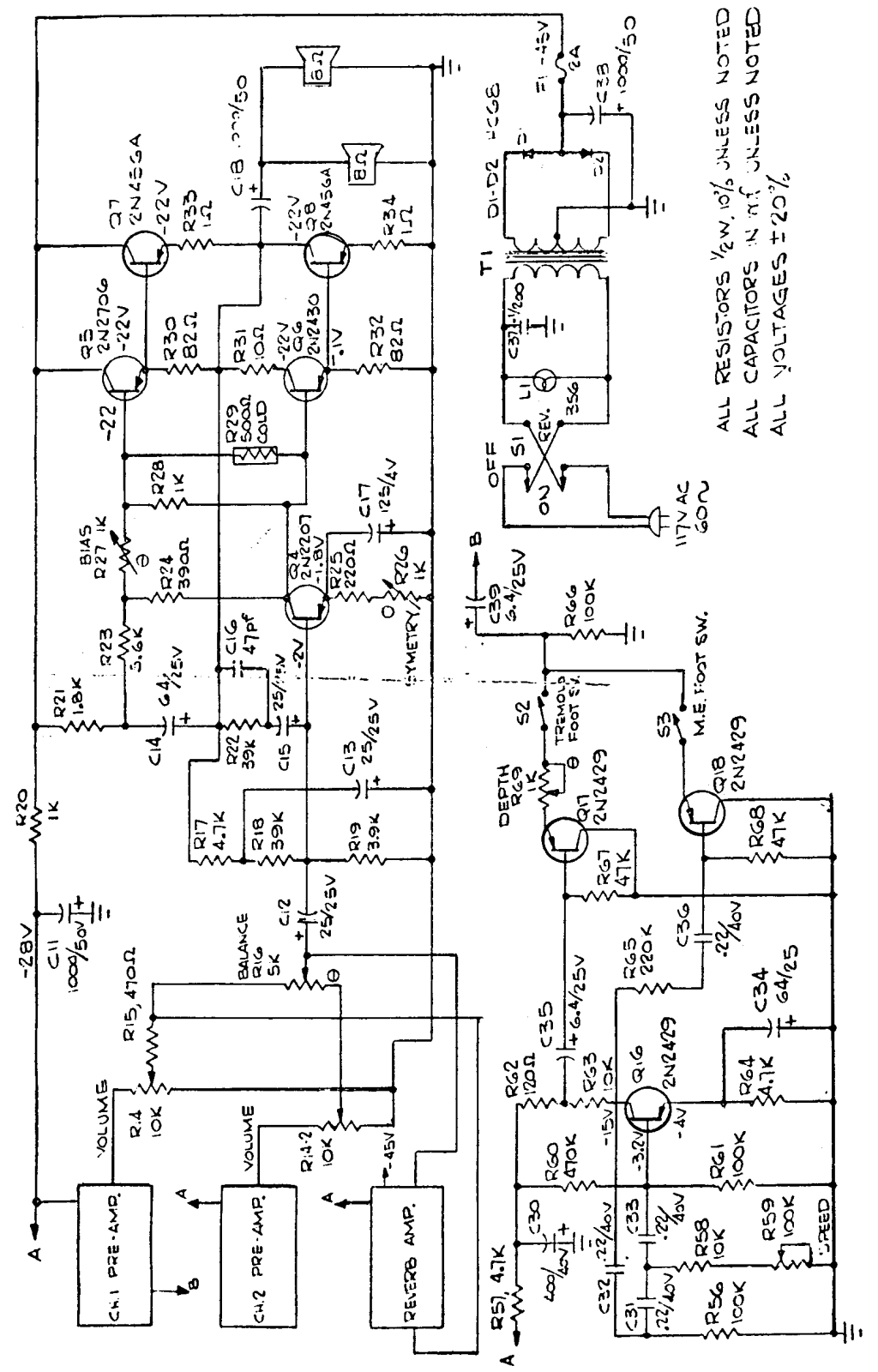 Gretsch 7157 schematic