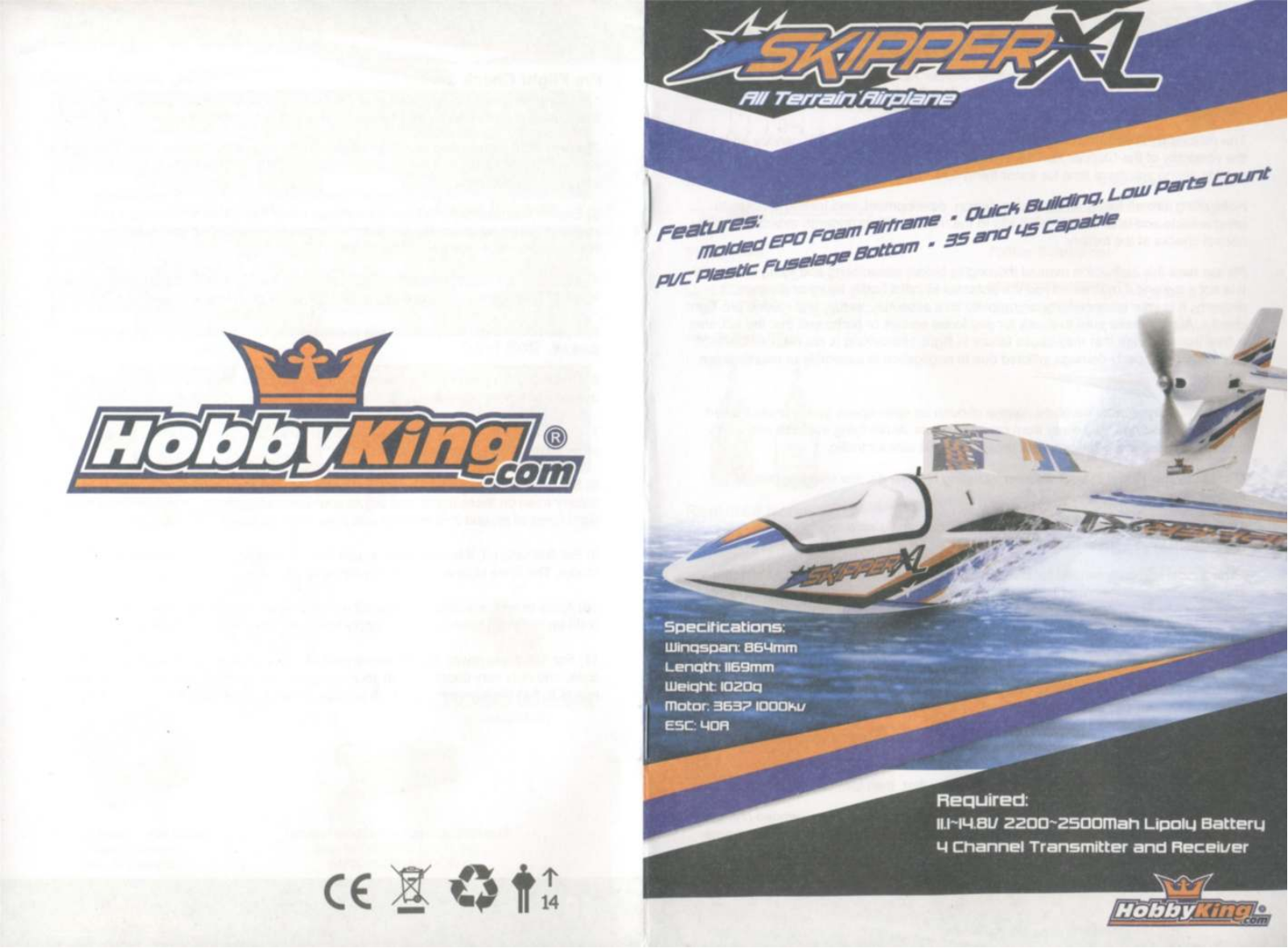HobbyKing Skipper XL User guide - ManualMachine.com