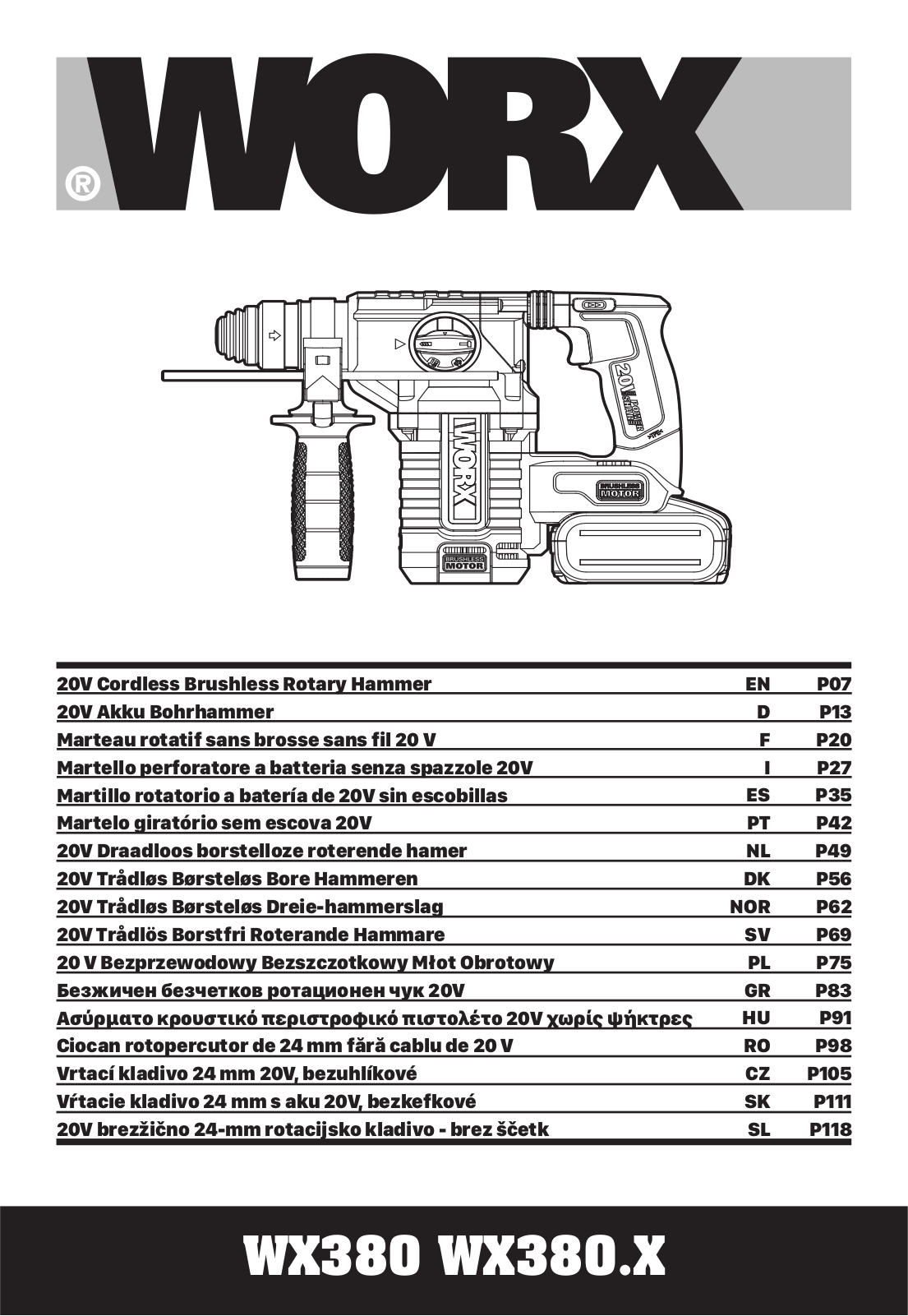 Worx WX380, WX380.X User guide - ManualMachine.com