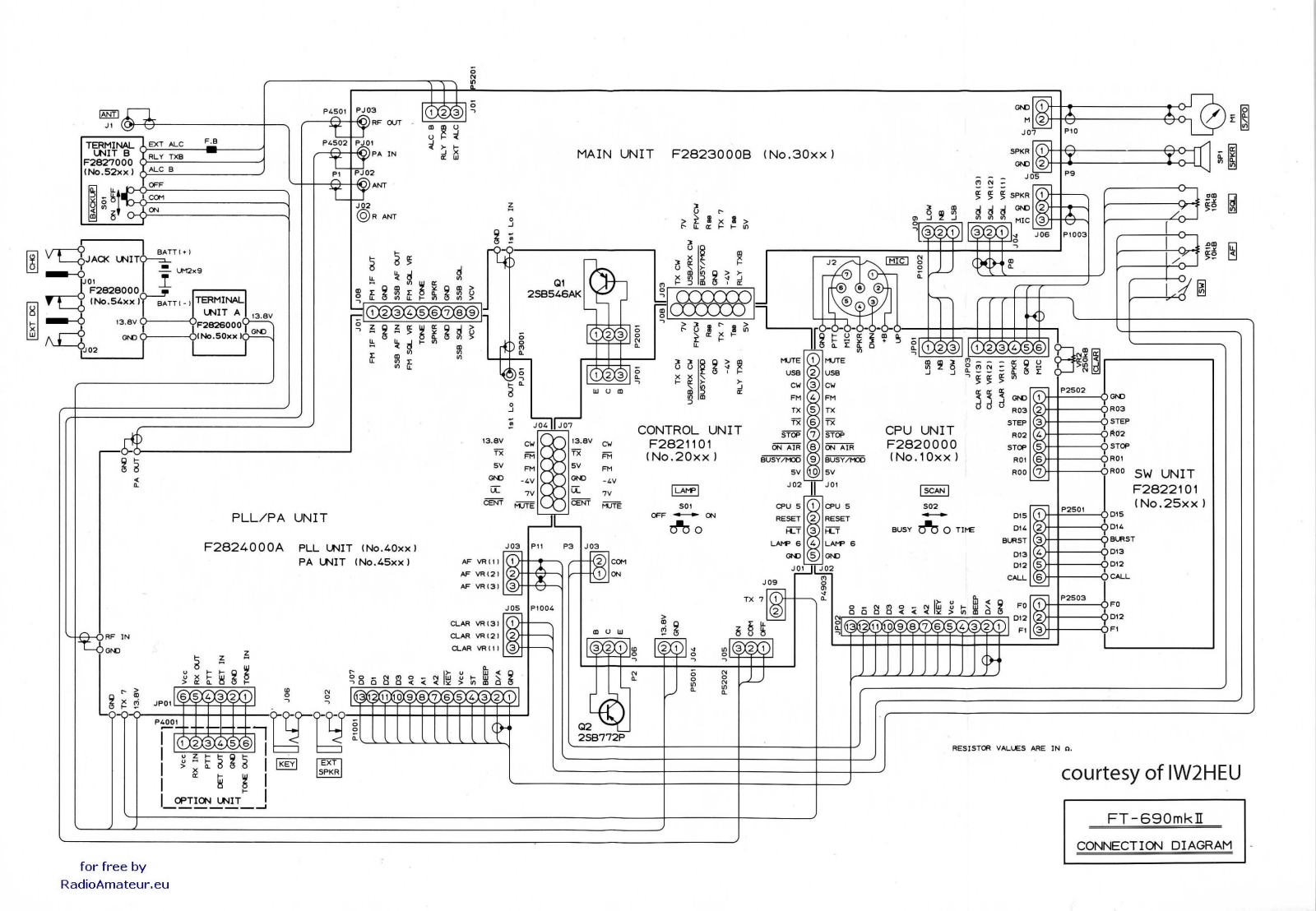 Yaesu FT690RII Schematic