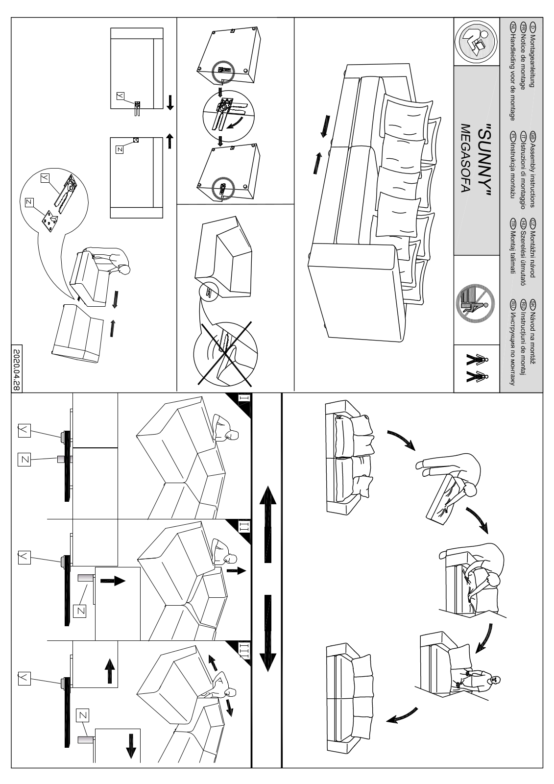 Home affaire Hartland Assembly instructions