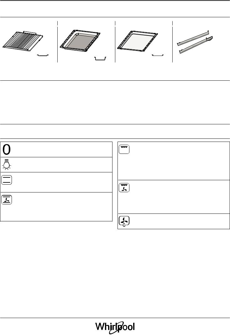 WHIRLPOOL AKP 605 IX Daily Reference Guide