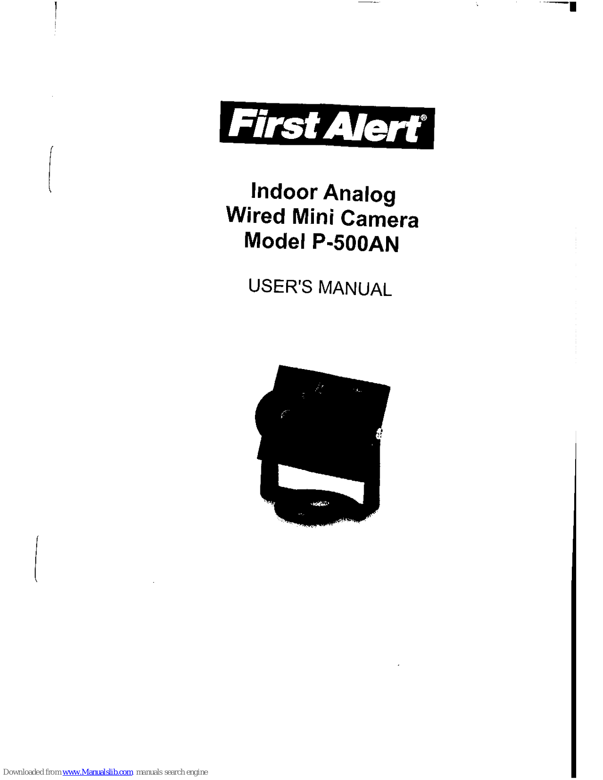 First Alert P-500AN User Manual