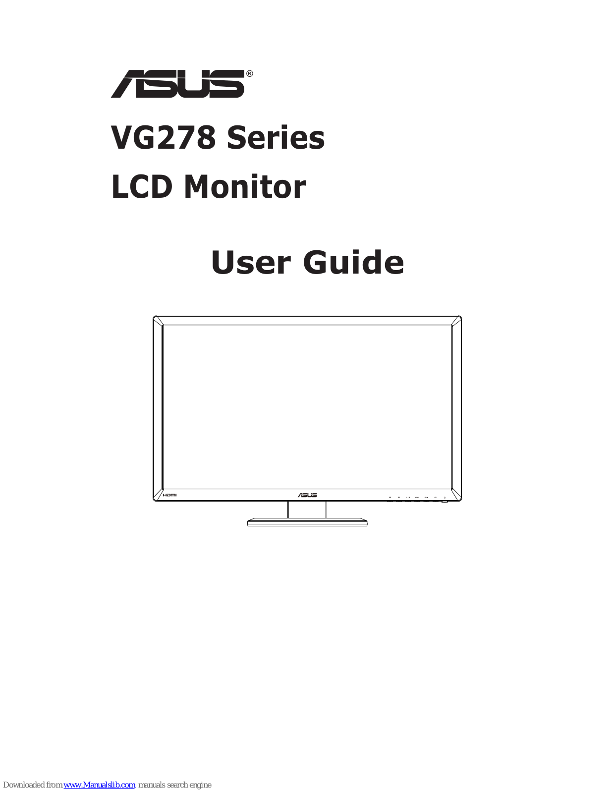 Asus VG278 User Manual