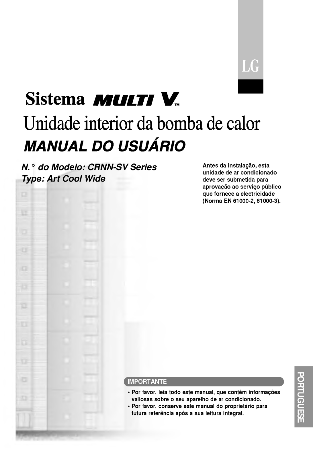Lg CRNN186SVM0 User Manual