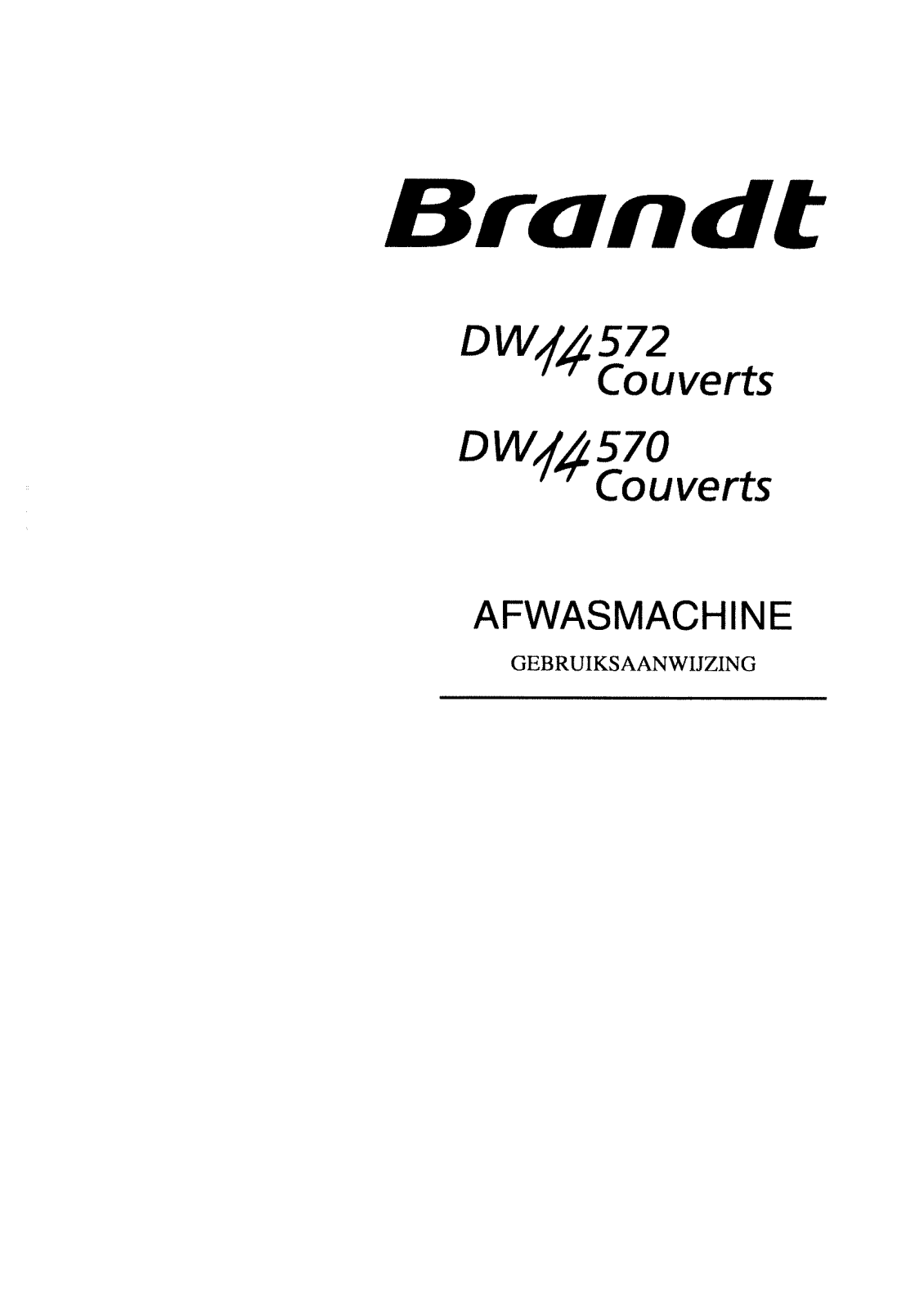 Brandt LSV30 User Manual