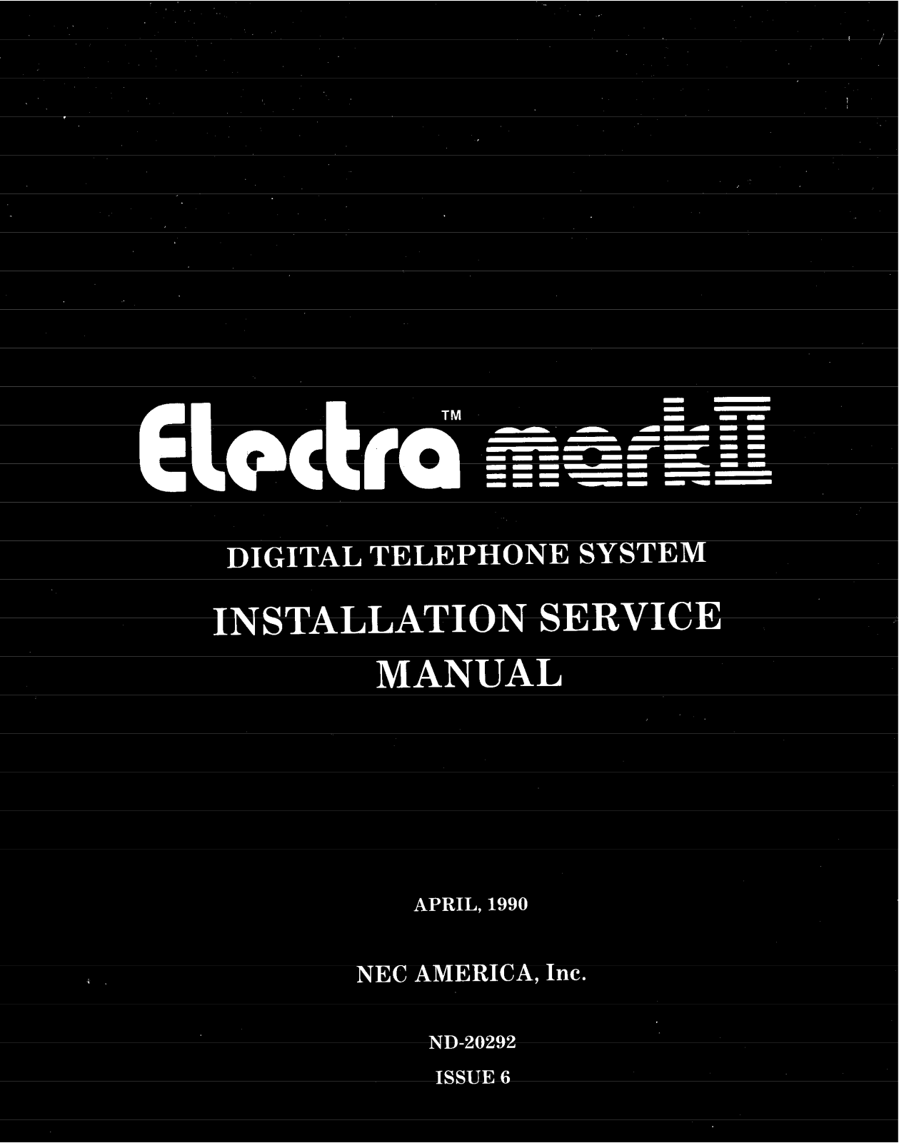 NEC ND-20292 User Manual