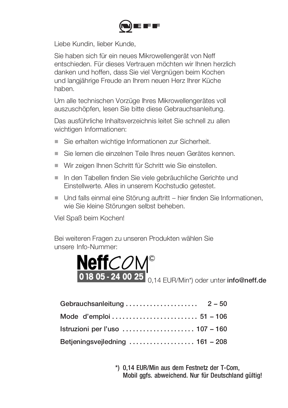 NEFF C54R70N0GB User Manual