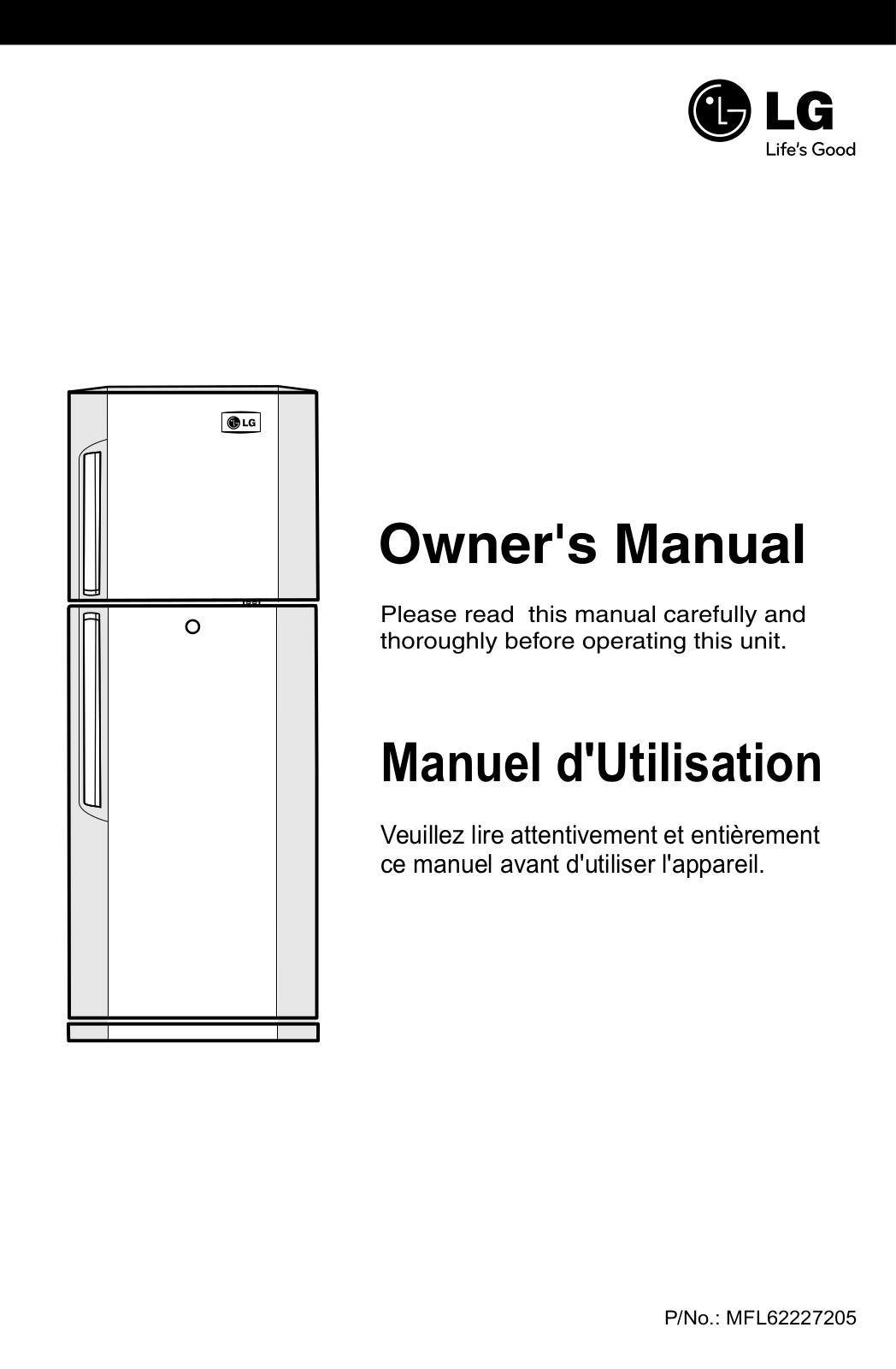 LG GR-B340VT Owner’s Manual