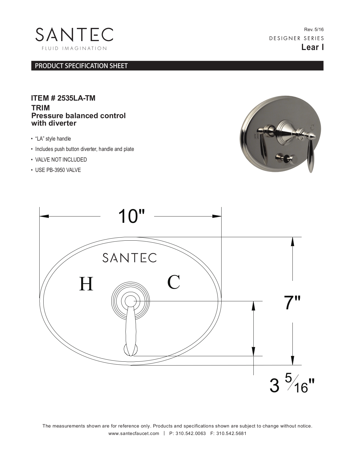 Santec 2535LA-TM User Manual