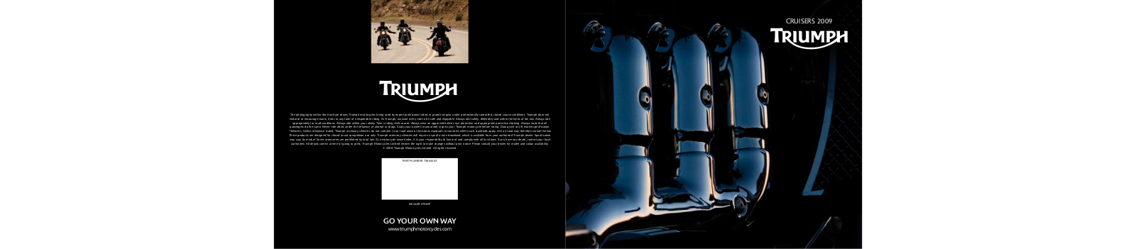 Triumph CRUISERS 2009 BROCHURE