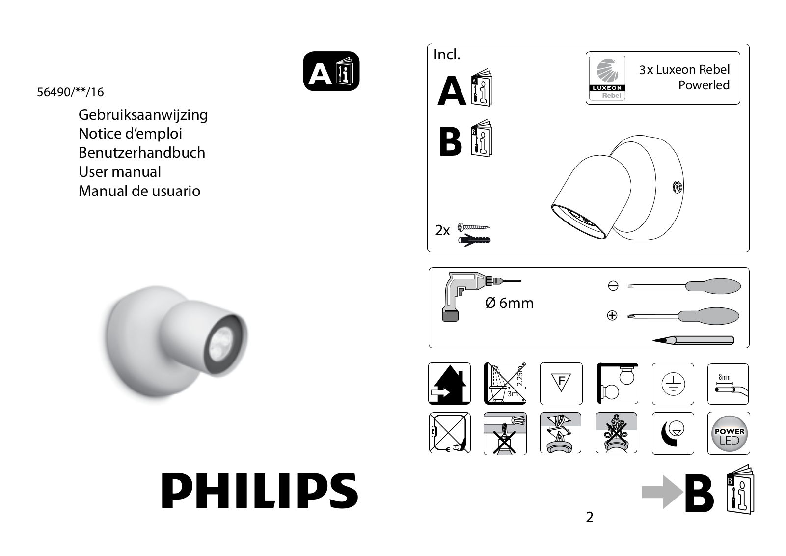 Philips 56490-48-16, 56490-31-16 User Manual