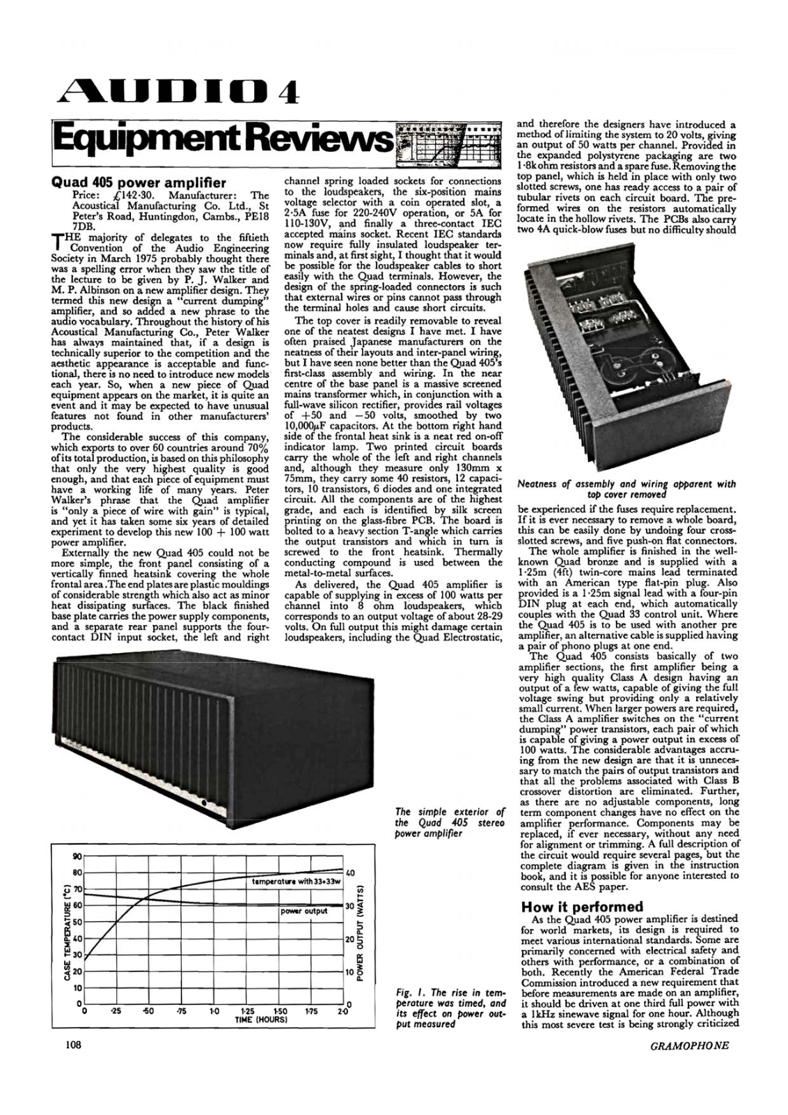 Quad AUDIO 4 Service Manual