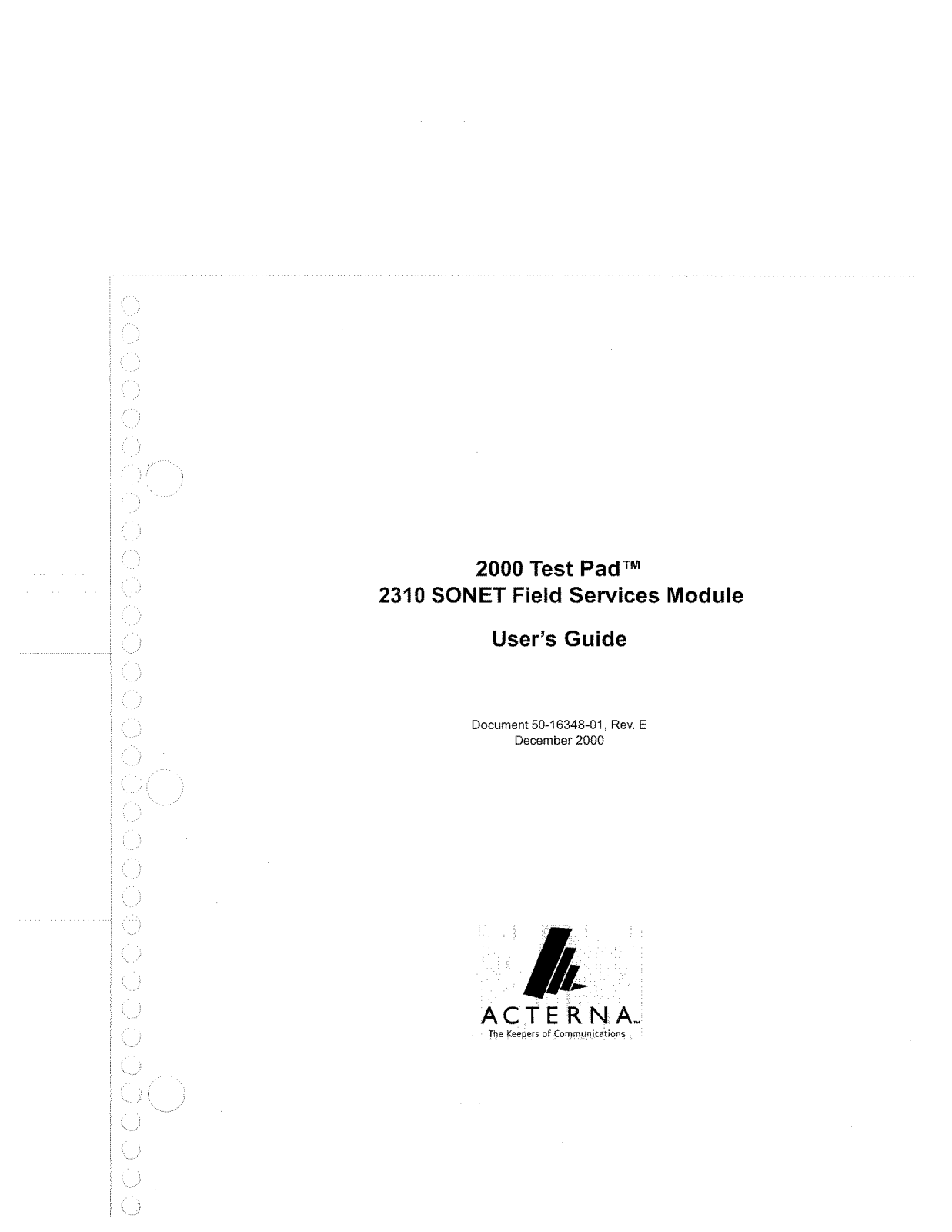 JDSU 2310 User Manual - ManualMachine.com