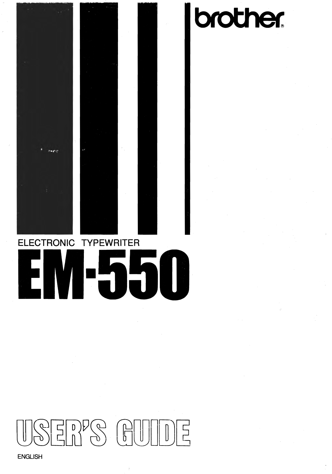 Brother em-550 User Manual