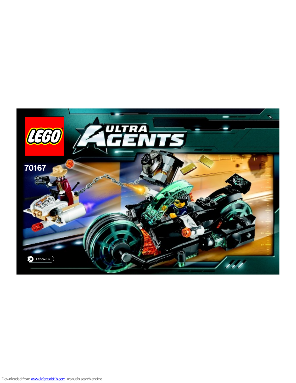 LEGO Ultra Agents 70167, Ultra Agents 70169, 70170 Assembly Manual