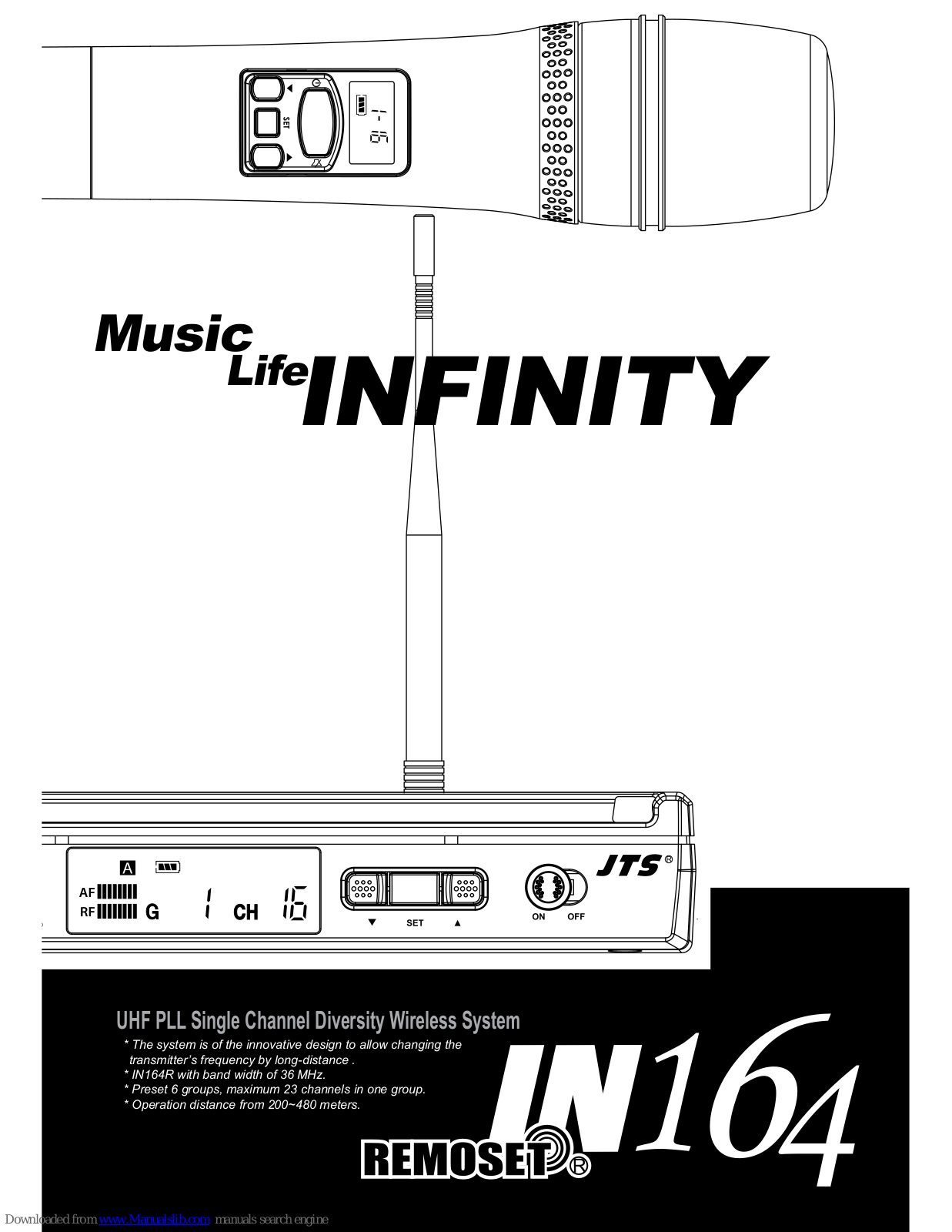 JTS IN164 User Manual