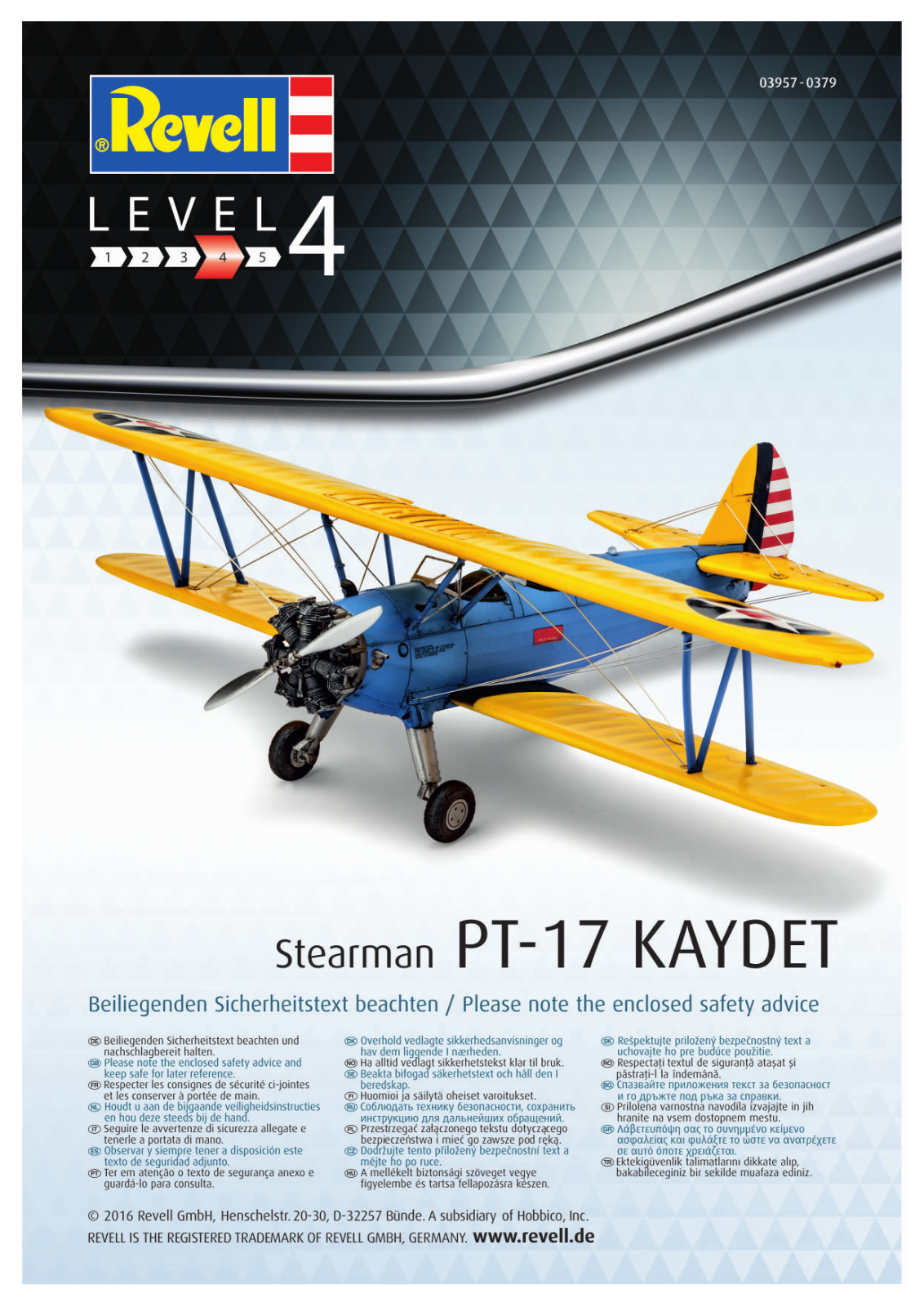 Revell 03957 User guide