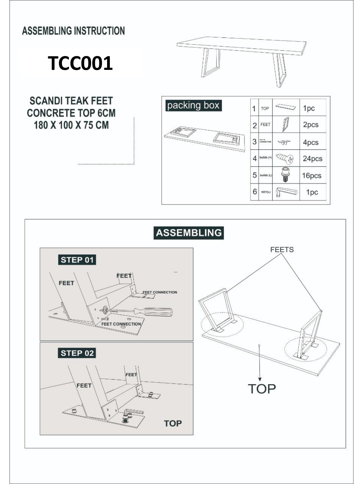 Casual Elements CID10210 Assembly Instructions - ManualMachine.com