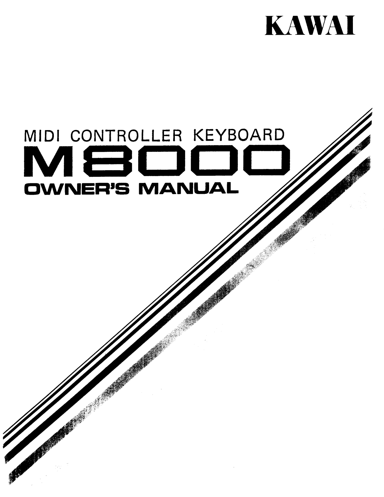 KAWAI M8000 User Guide