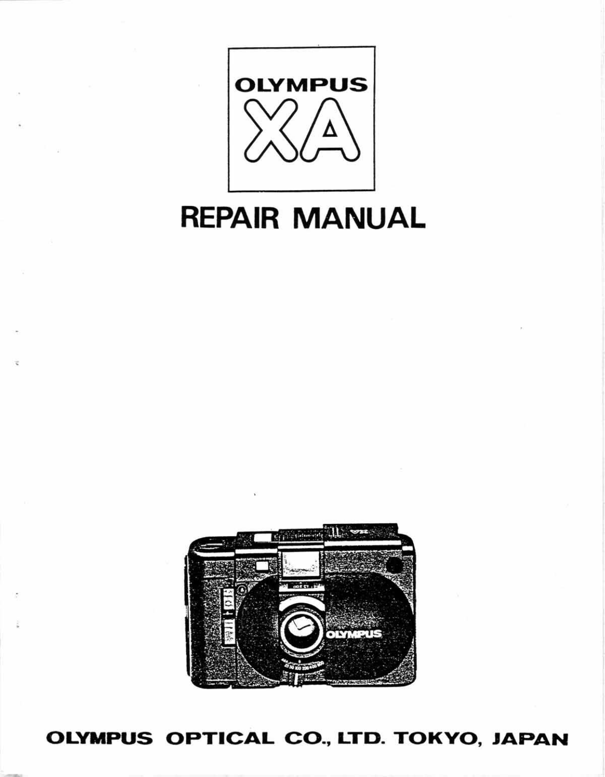 Olympus XA Repair manual