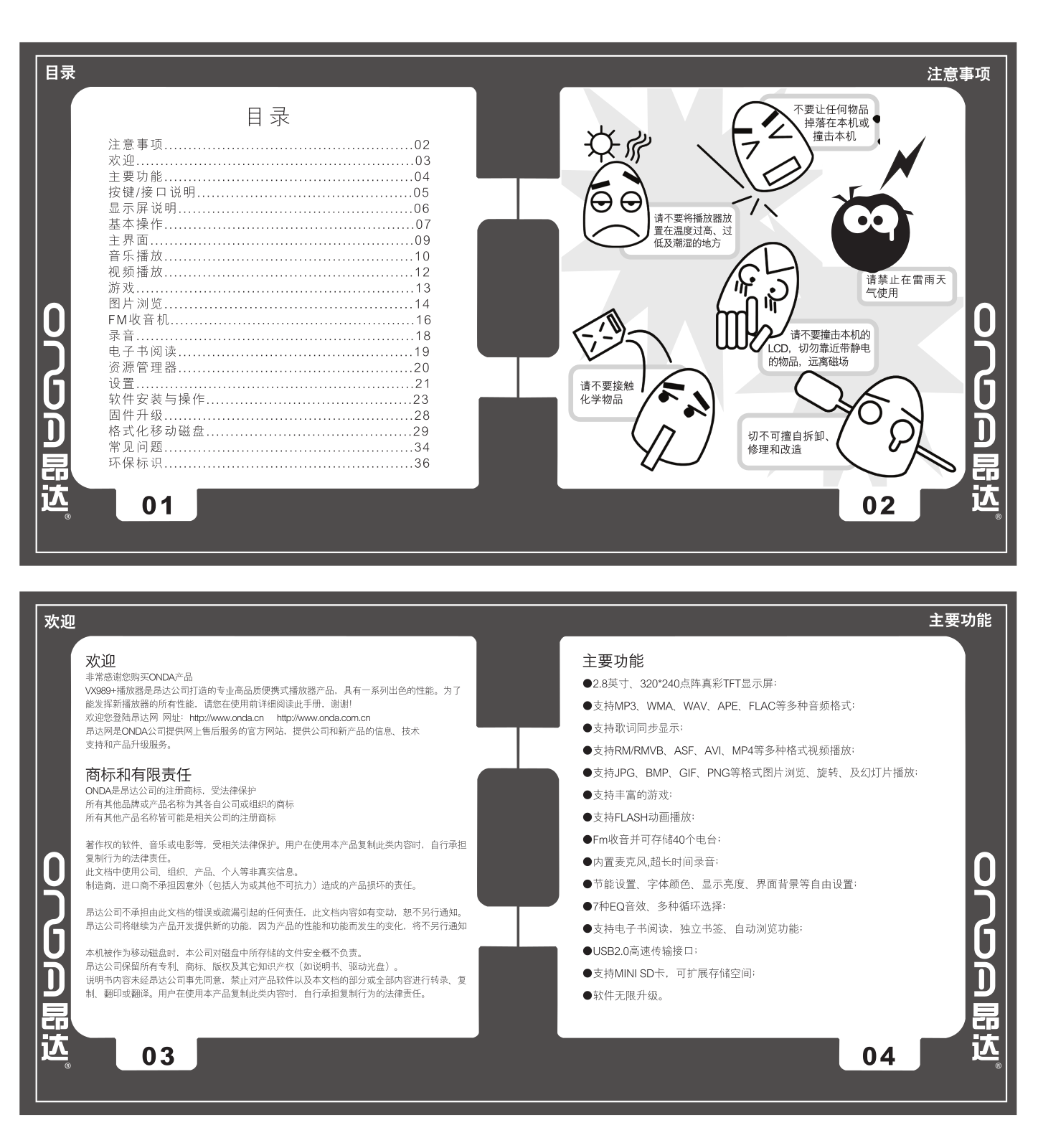 ONDA VX989+ User Manual