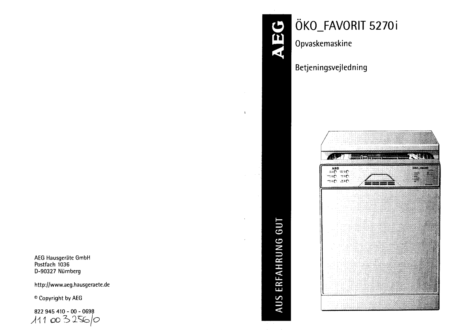 AEG FAVORIT 5270IM, FAVORIT 5270IP User Manual