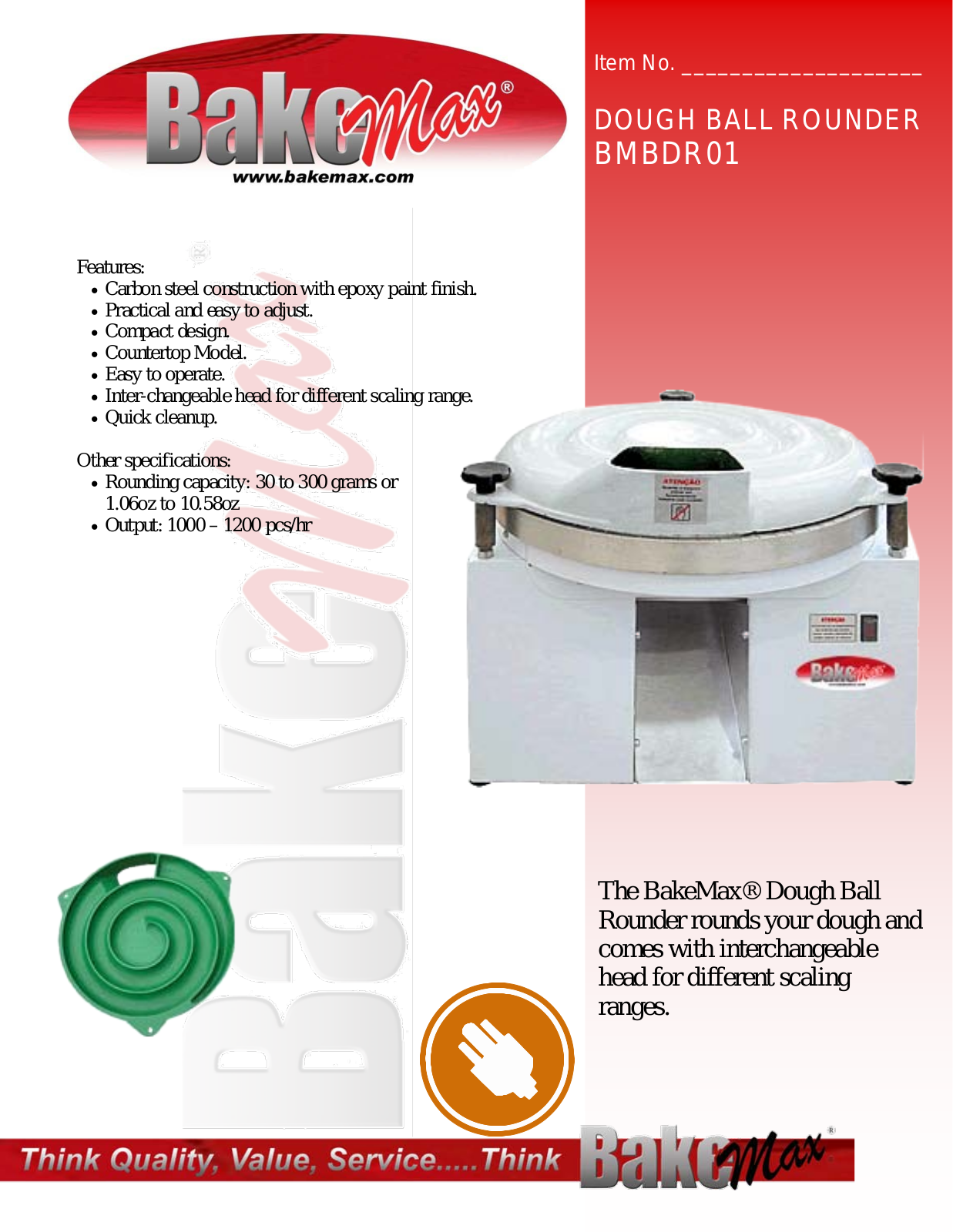 Bakemax BMBDR01 User Manual - ManualMachine.com