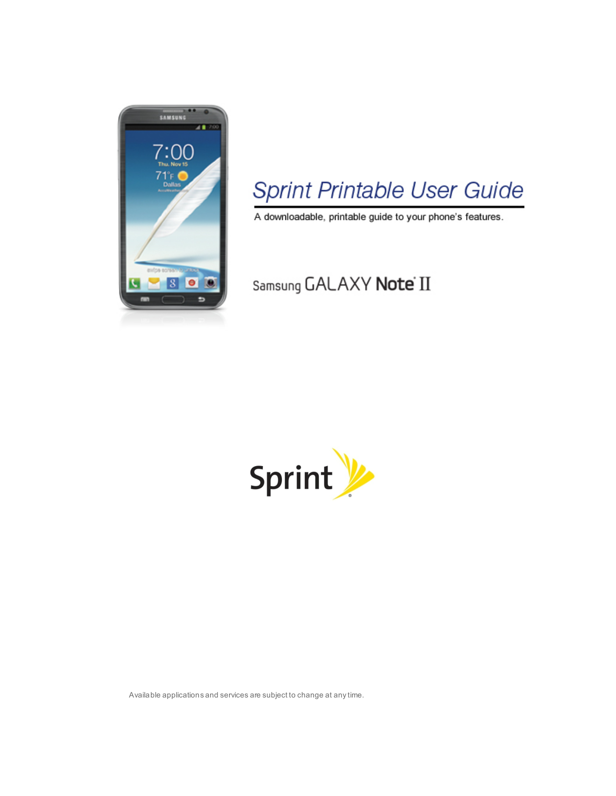 Samsung GT-N7100WHT, GT-N7100GRY User Manual