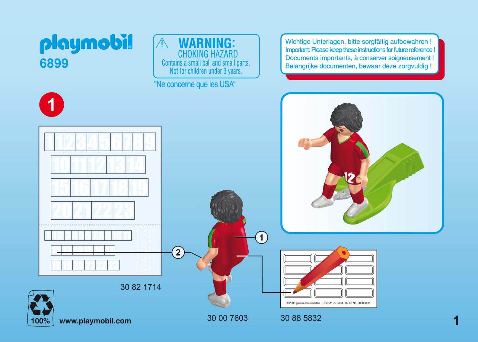 Playmobil 6899 Instructions