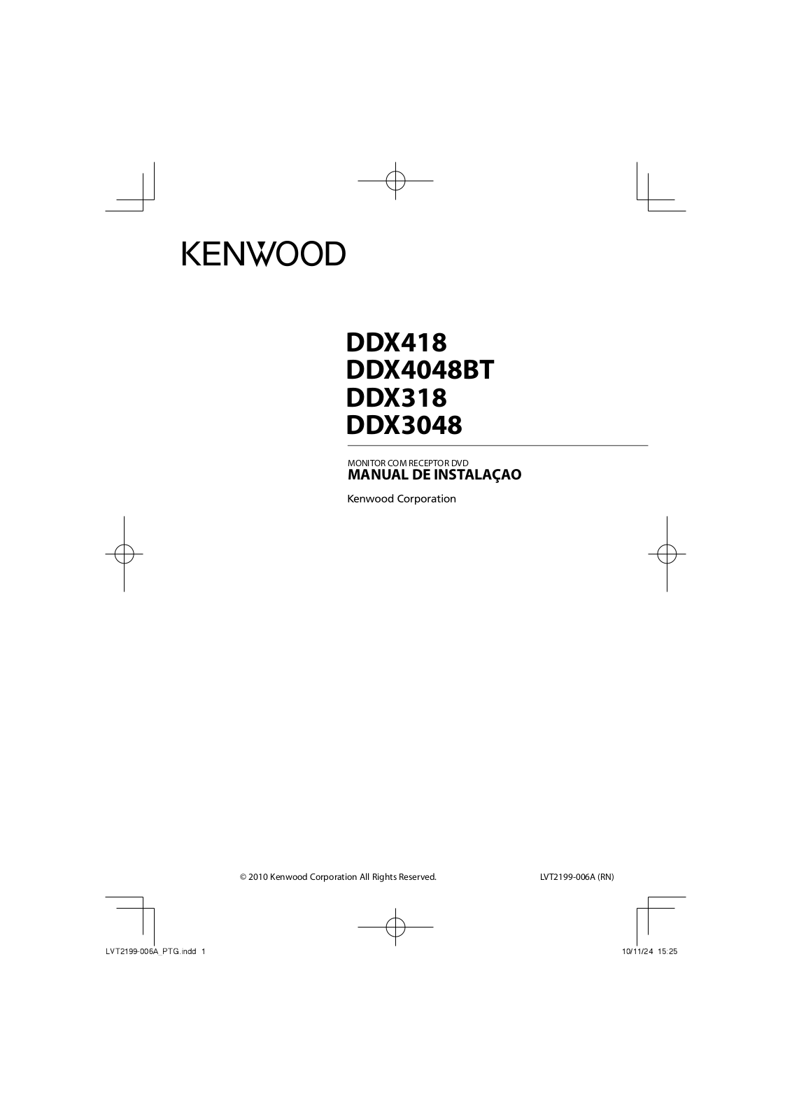 Kenwood DDX3048, DDX4048BT User Manual