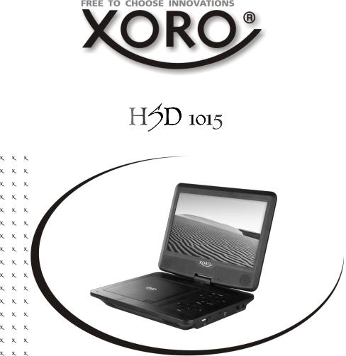 Xoro HSD 1015 Manual