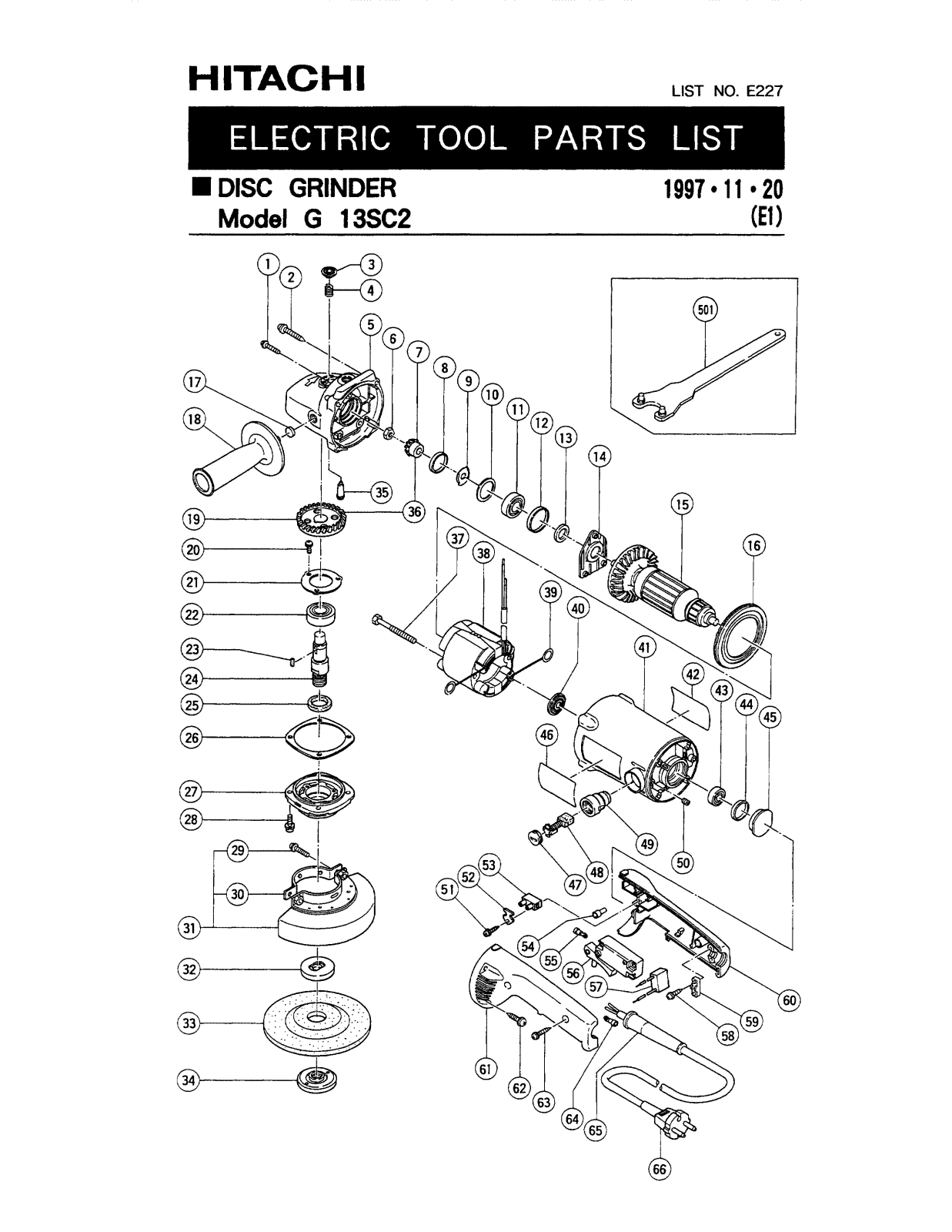 Hitachi G 13SC2 User Manual