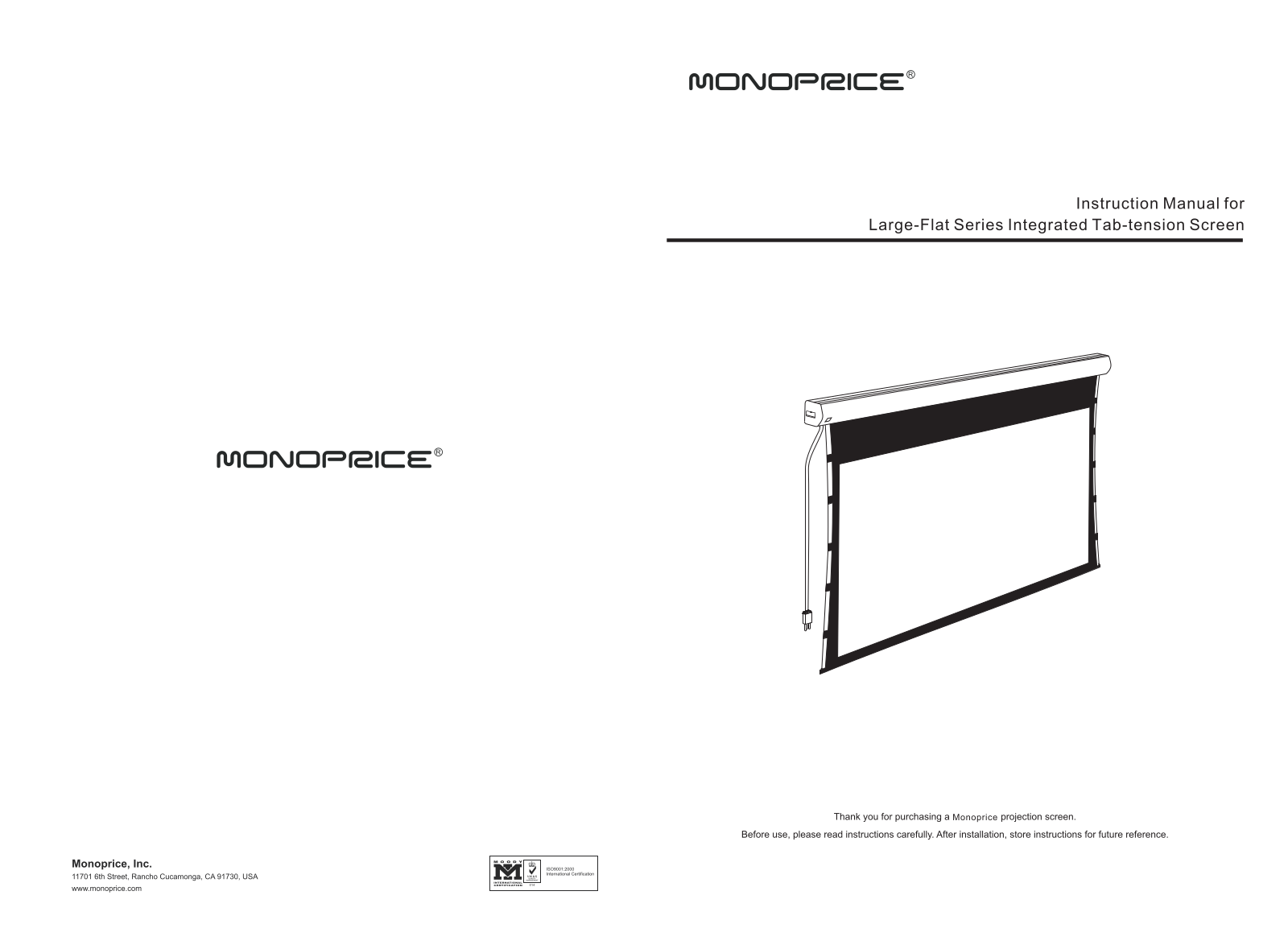 Monoprice 7940 Instruction Manual