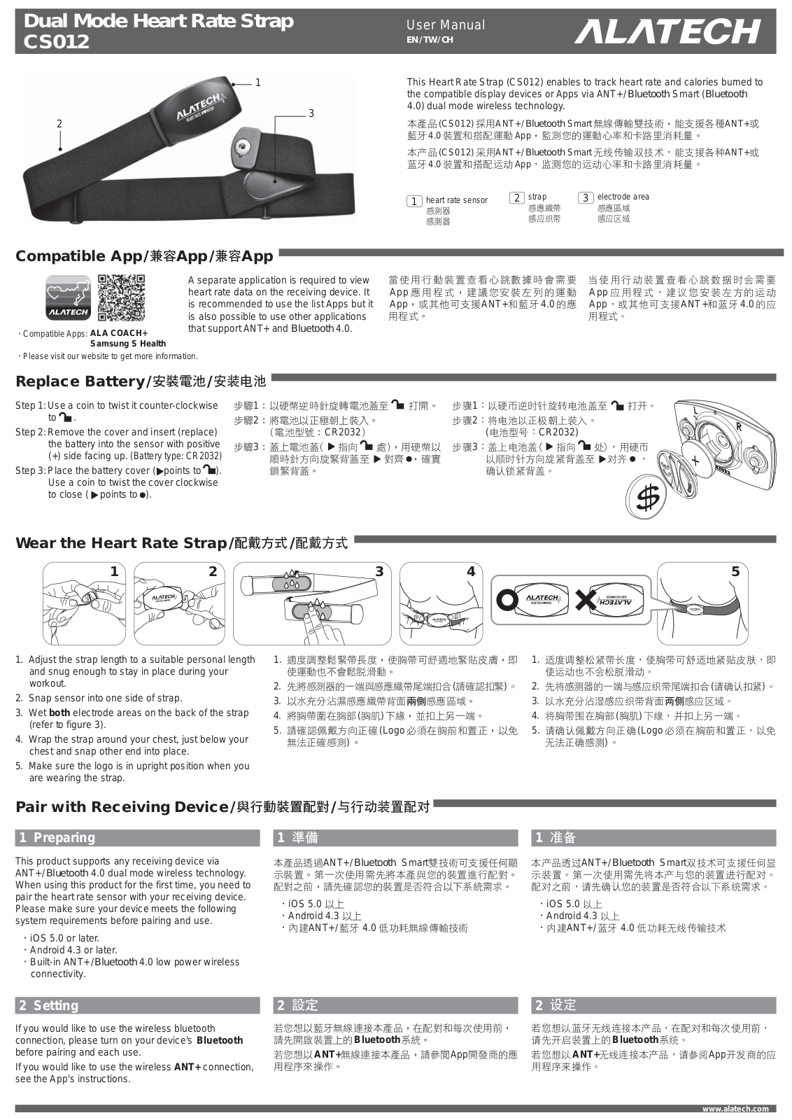 ALATECH Technology CS012 User Manual