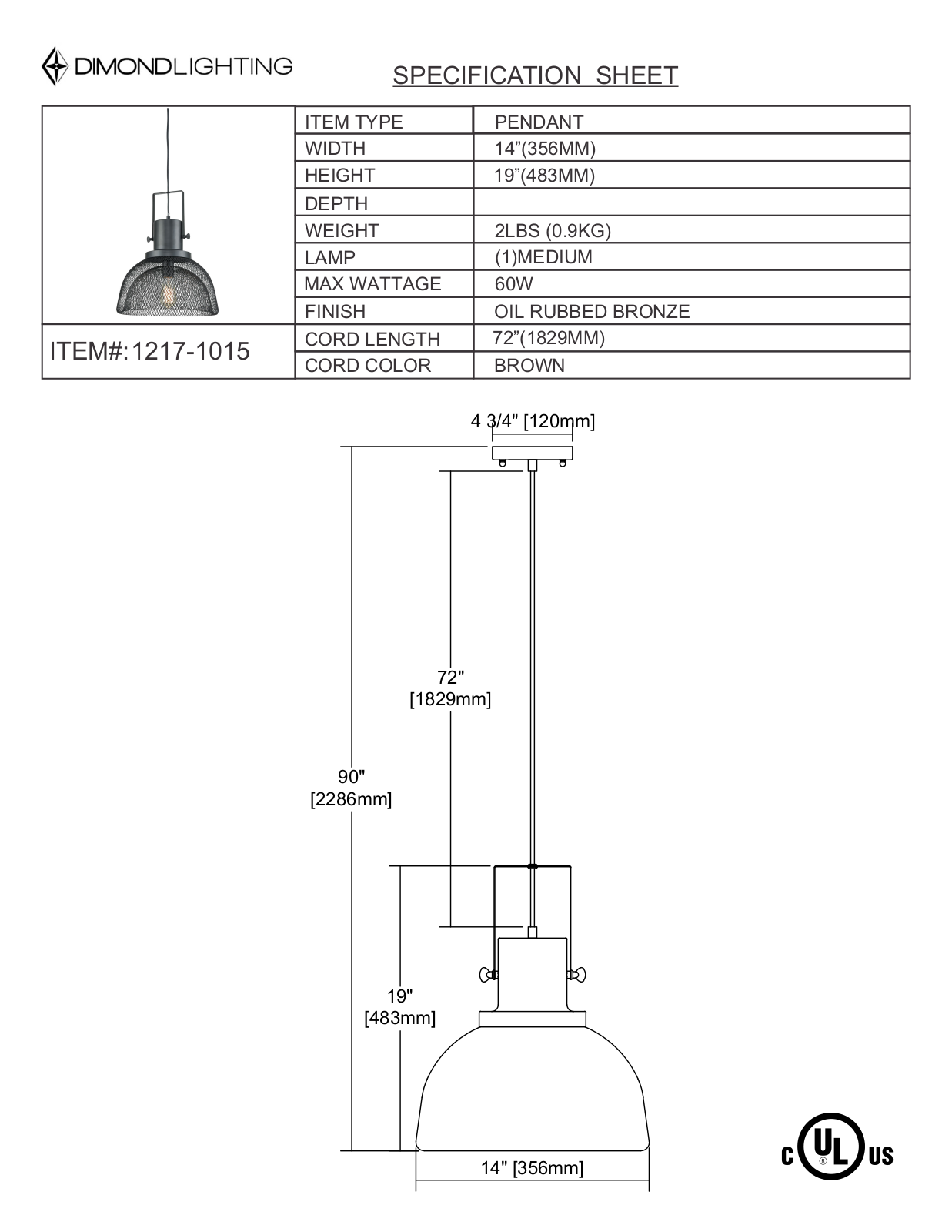 ELK Home 12171015 User Manual