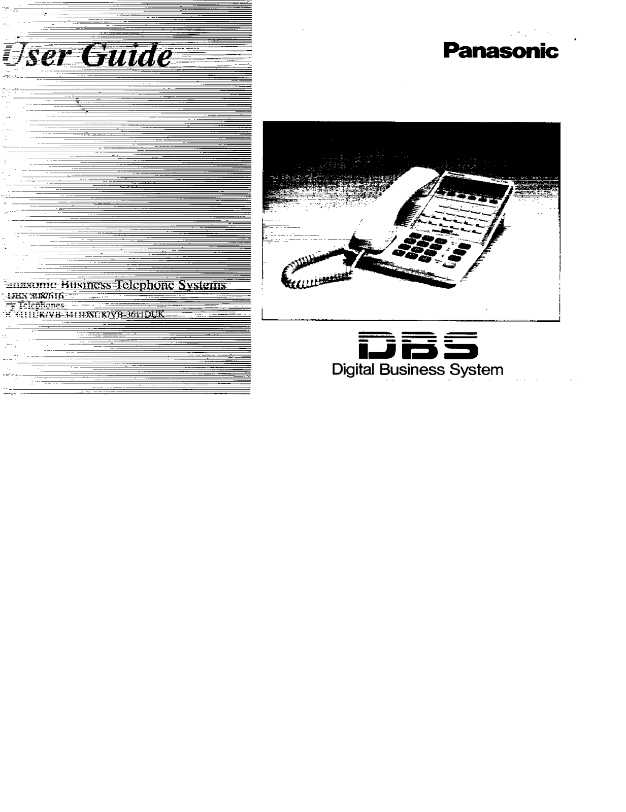 Panasonic VB3411 Operating Instructions