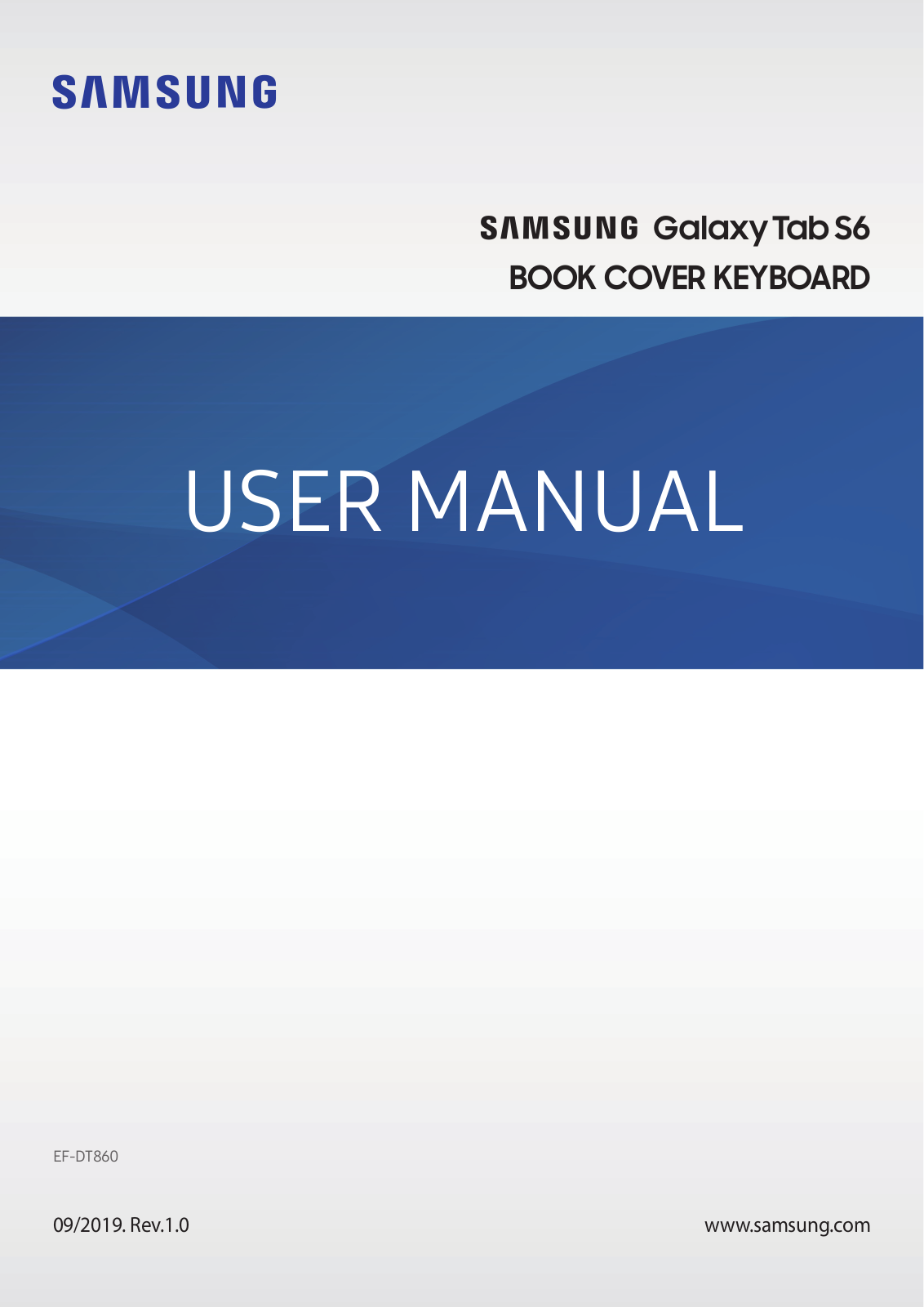 SAMSUNG EF-DT860 User Manual