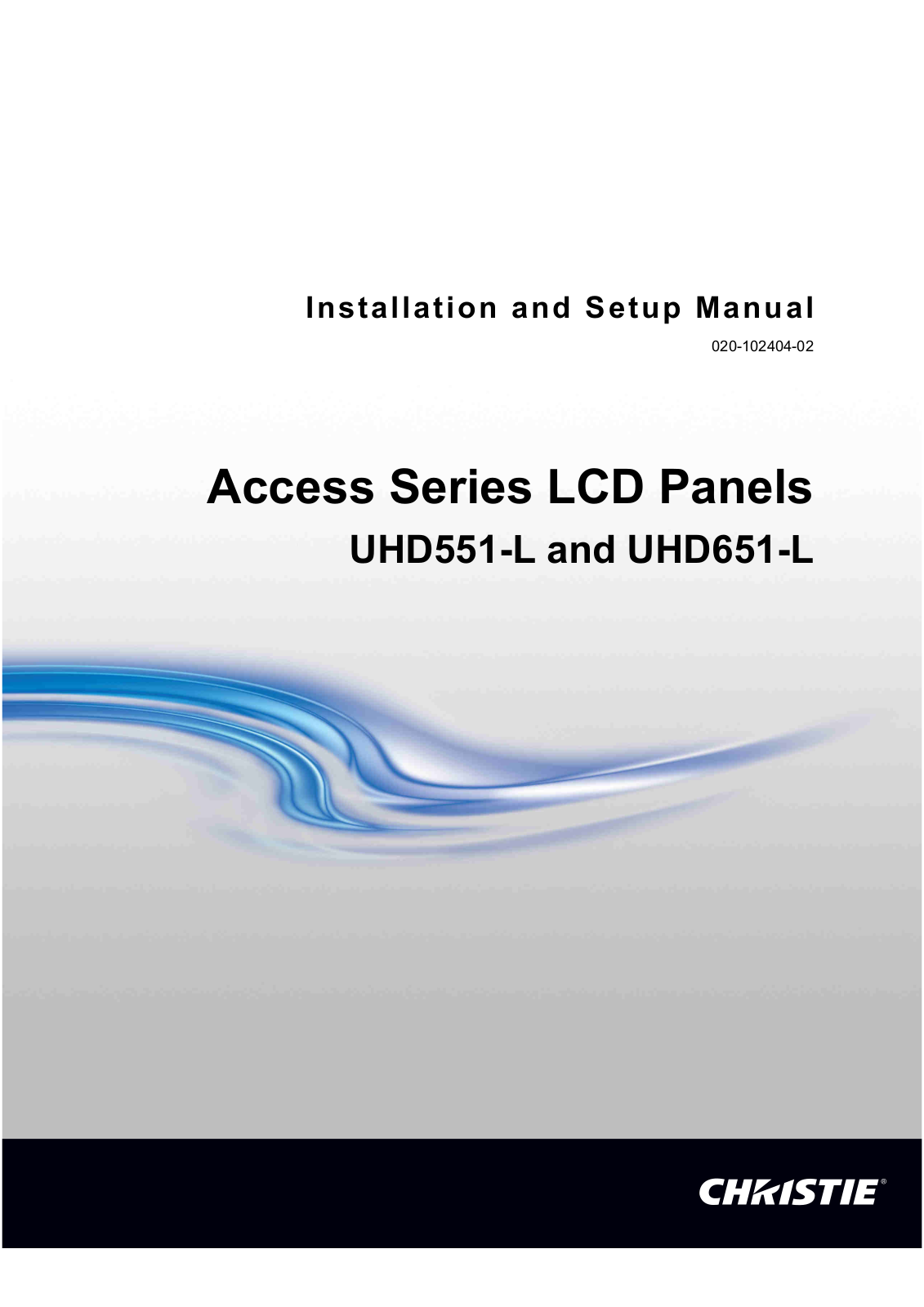 Christie Digital Systems Canada UHD651L User Manual