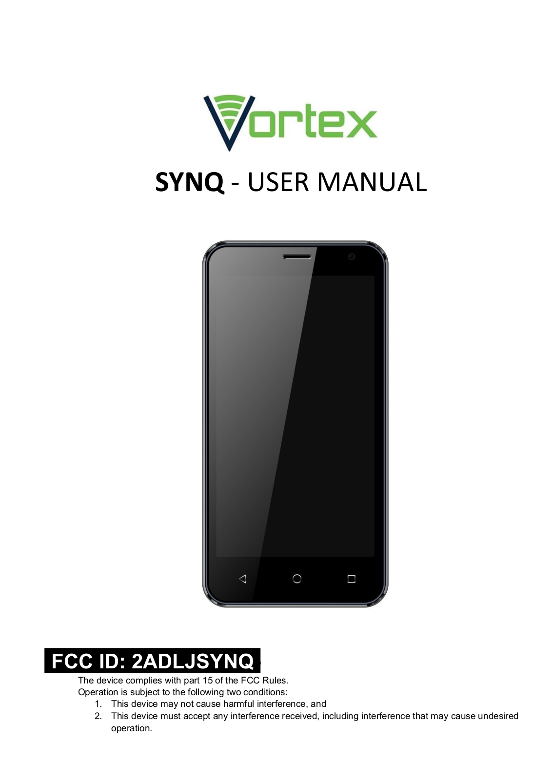 Vortex Synq User Manual