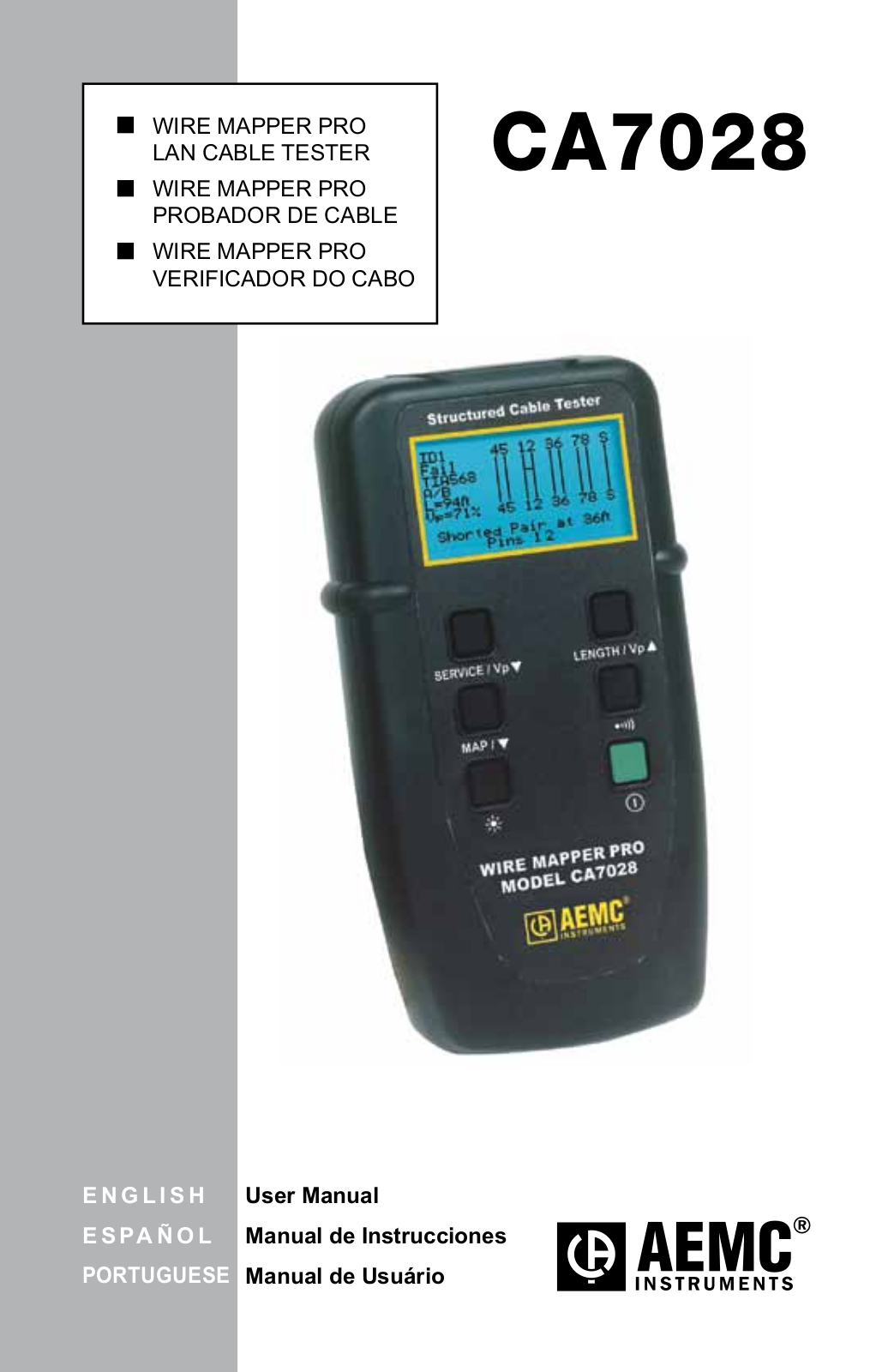 Aemc instruments CA7028 User Manual