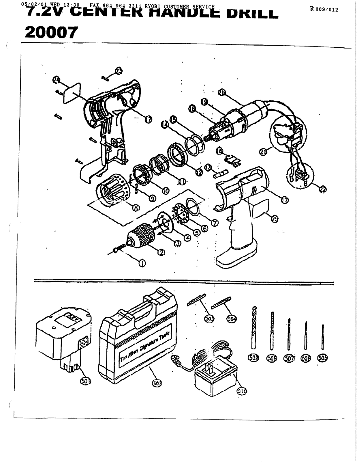 Ryobi 20007 User Manual