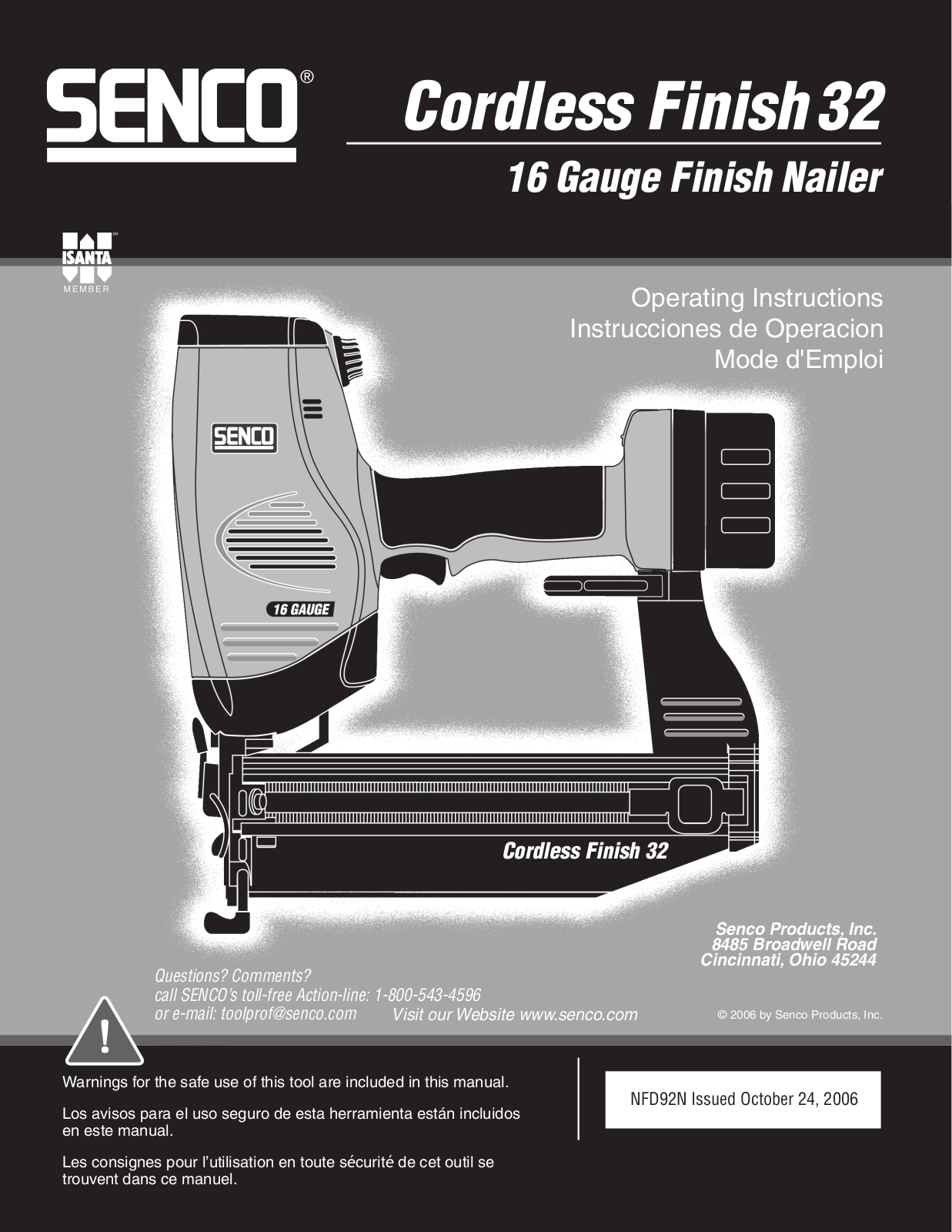 Senco 32 User Manual