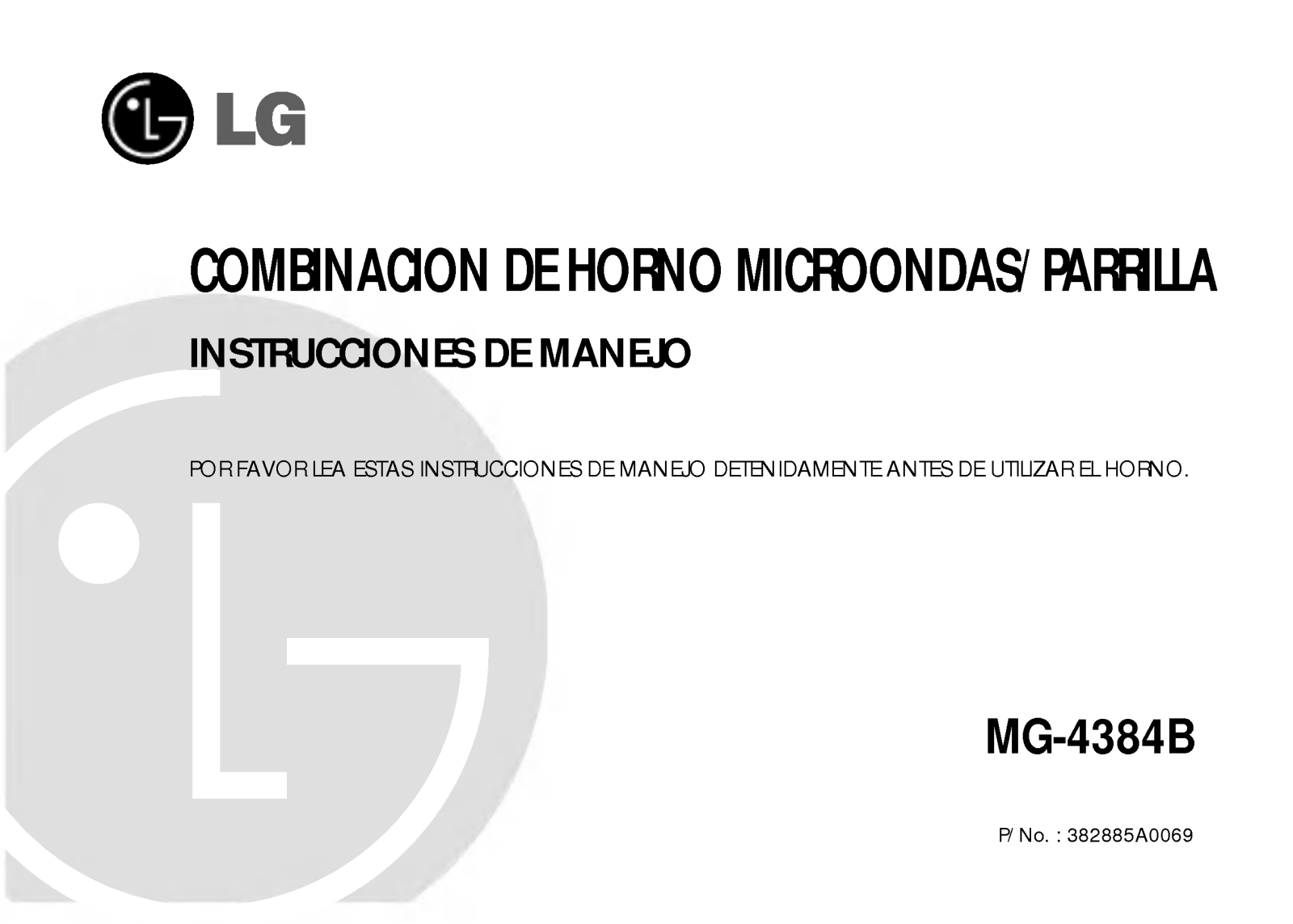 LG MB-4384B User Manual