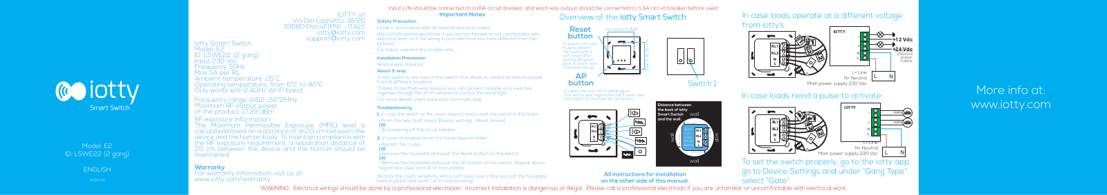 Smart switch E2 User Manual