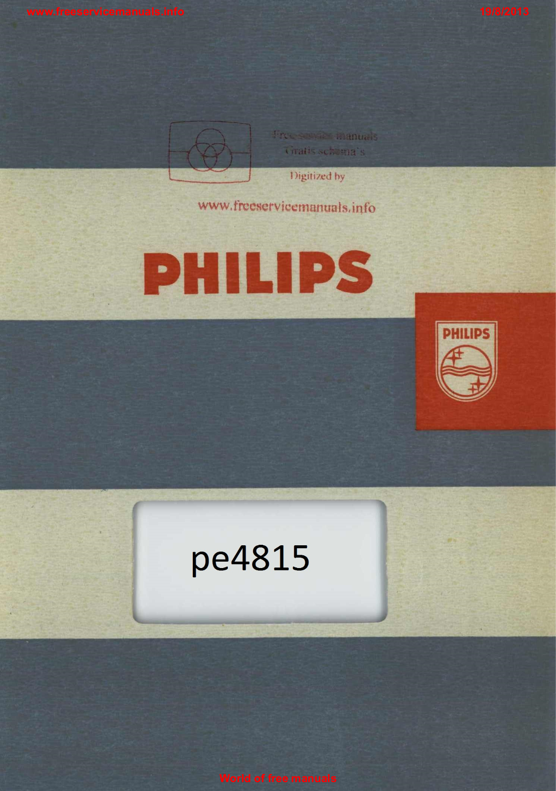 Philips pe4815 Datasheet - ManualMachine.com