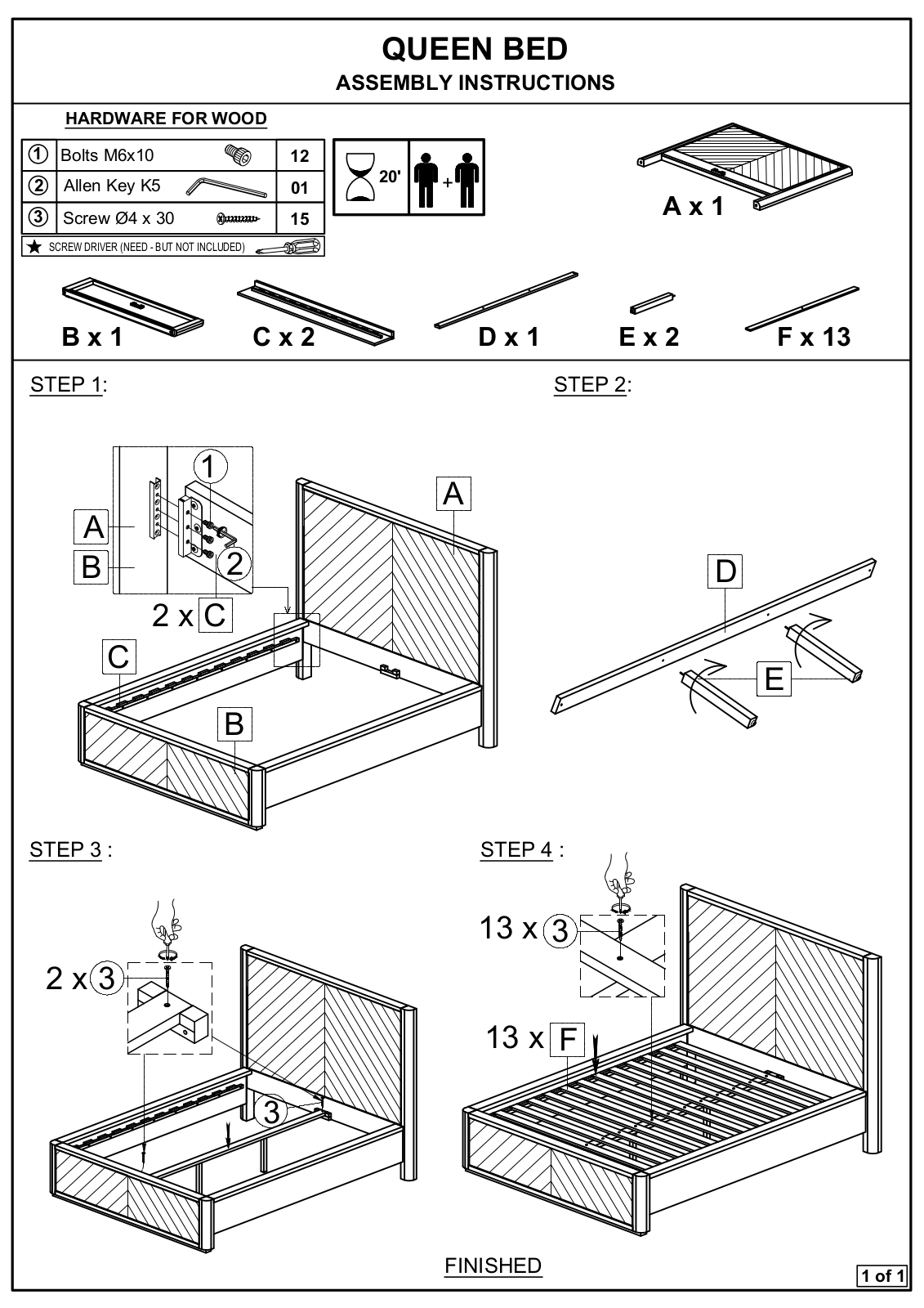 Essentials for Living 4581CIN Assembly Guide