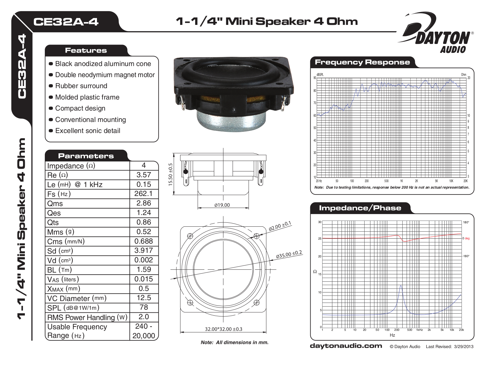 Dayton CE32A-4 1-1 User Manual