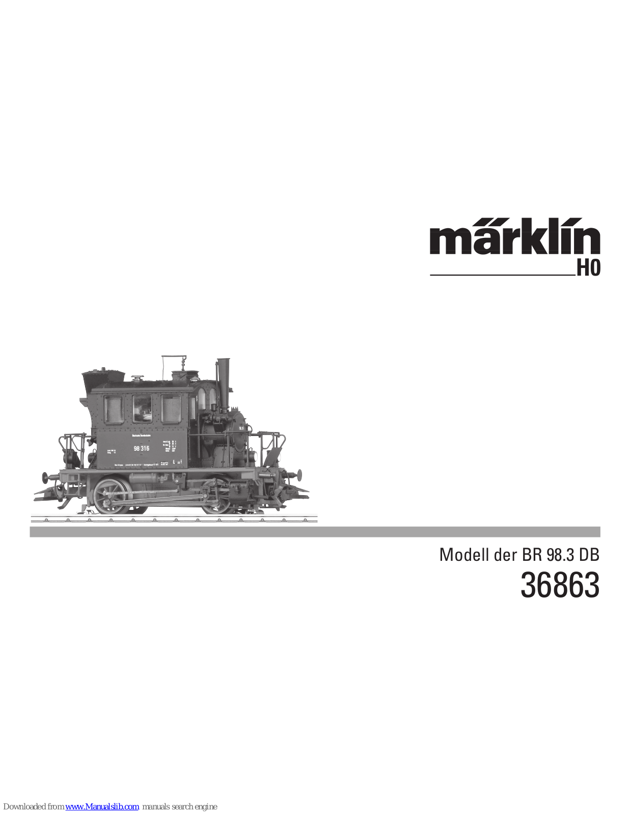 marklin 36863 User Manual